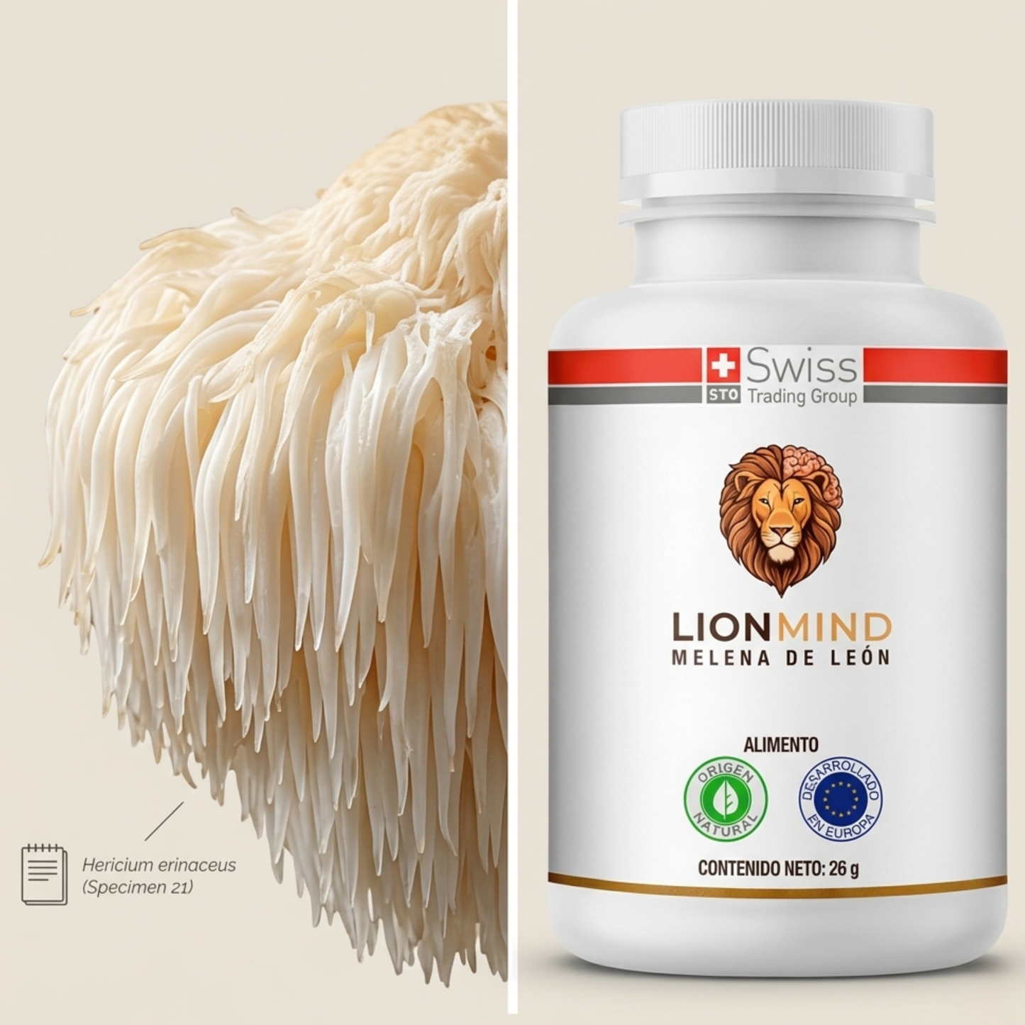 LionMind™ – Potencia tu Memoria, Concentración y Claridad Mental de Forma Natural