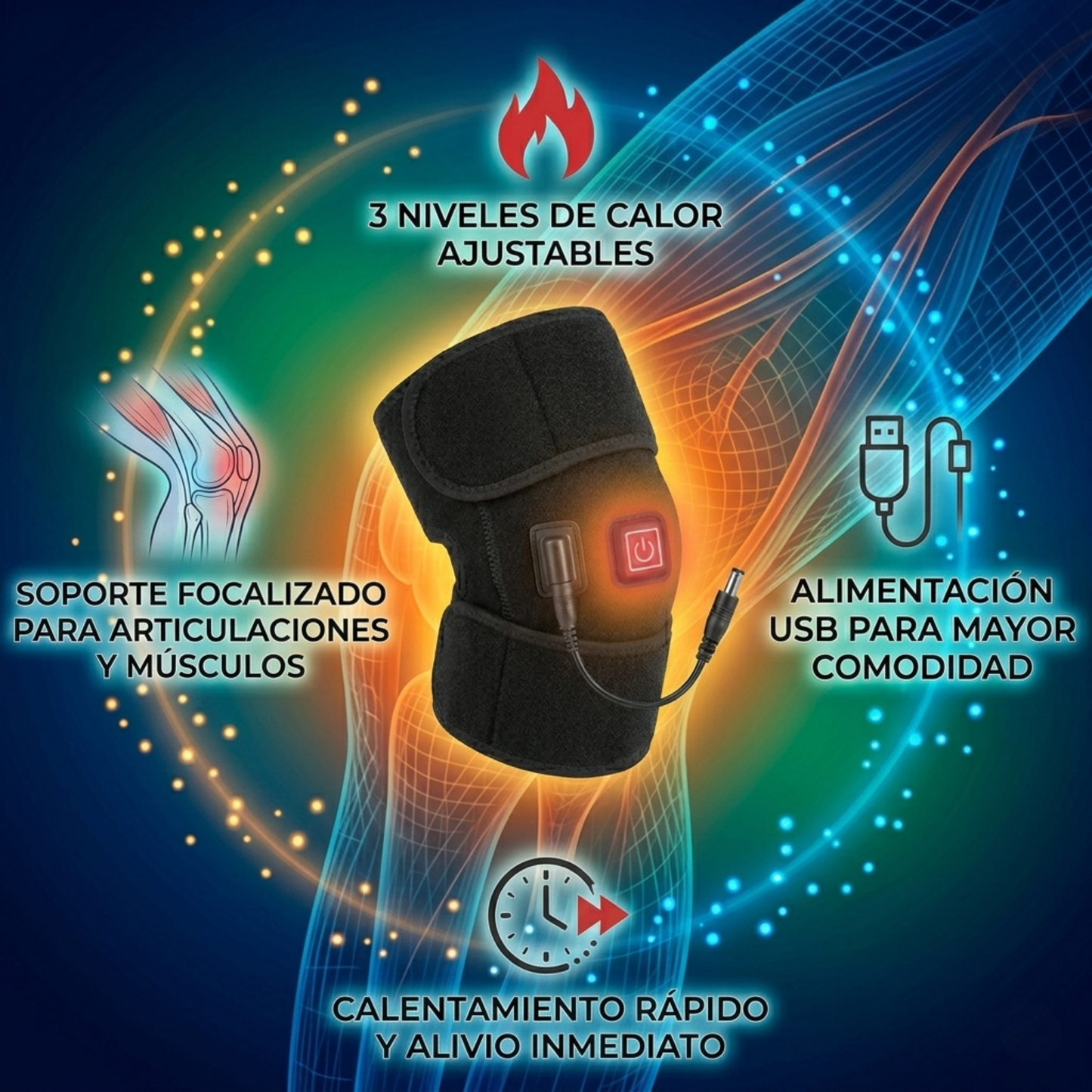 ThermoFlex™ – Calor terapéutico que devuelve tu movilidad en minutos